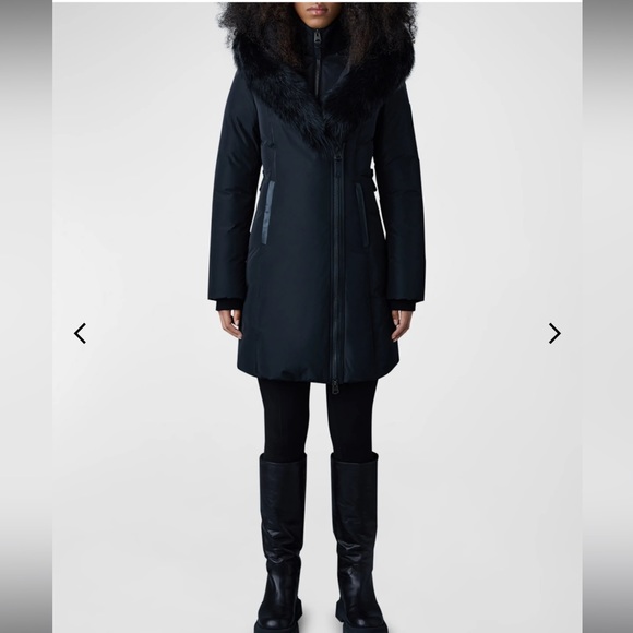 Mackage
Kay Layered Parka Coat w/ Shearling Trim - Picture 2 of 9